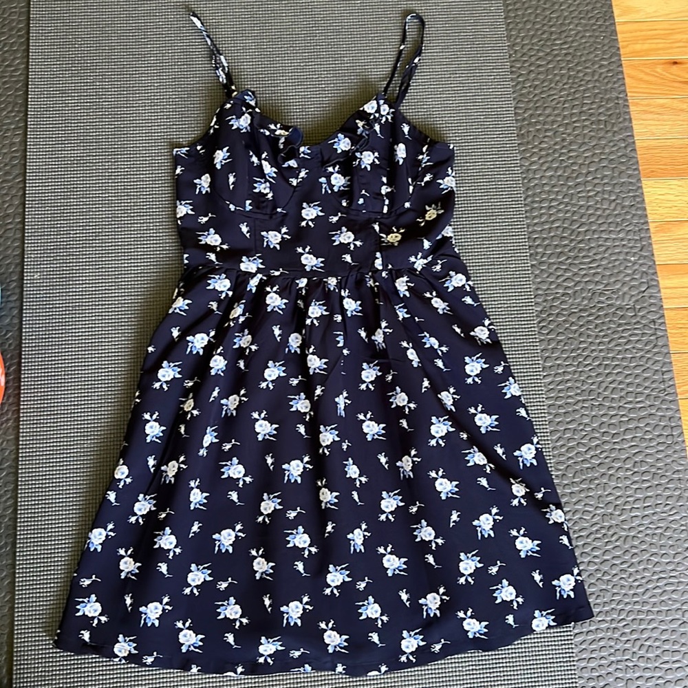 Sundress, Size Medium but I’m a XS or S and it fits me well.